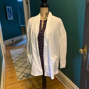 J Crew T shirt material cardigan size medium
